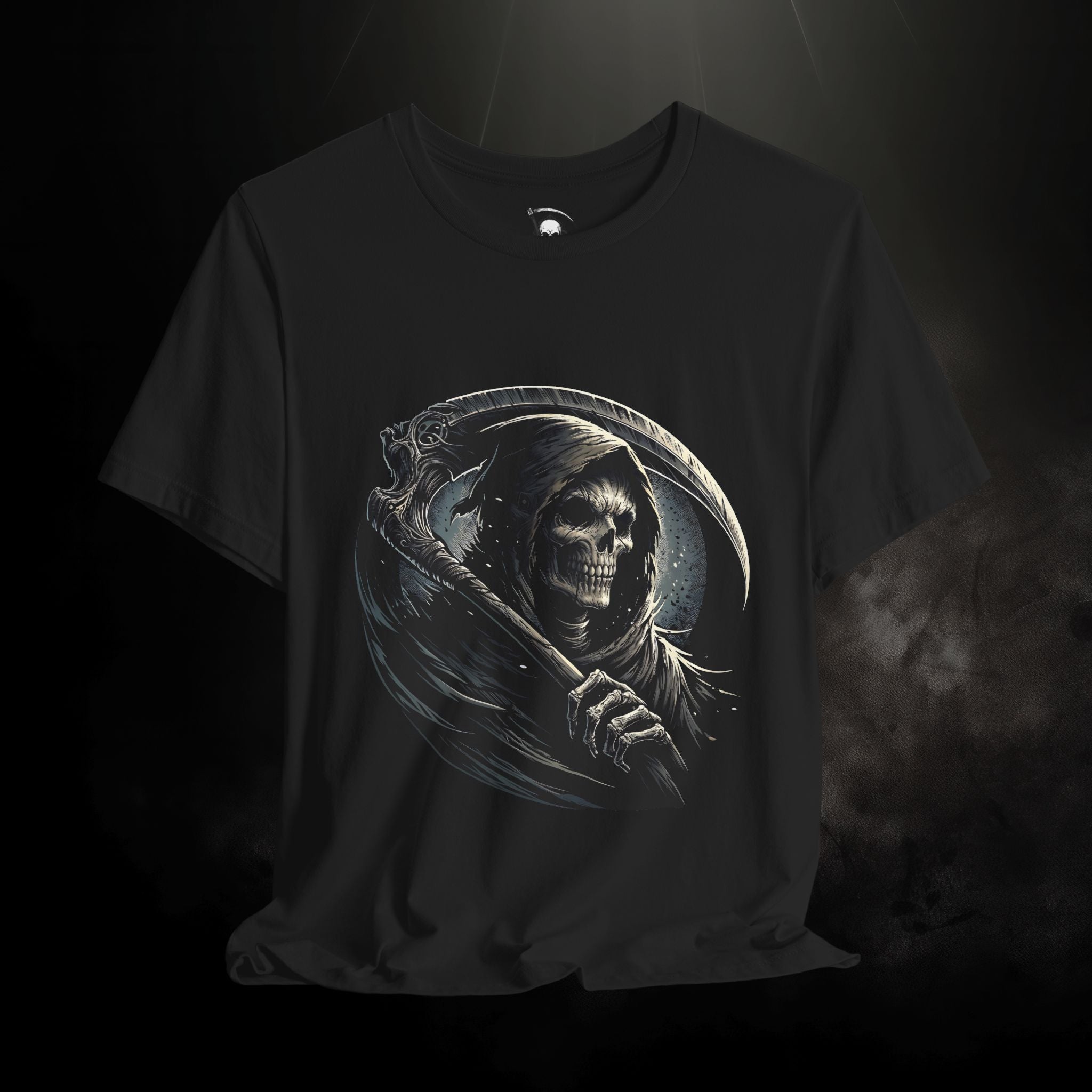 Grim Reaper T-Shirt – Dark Gothic Death Scythe
