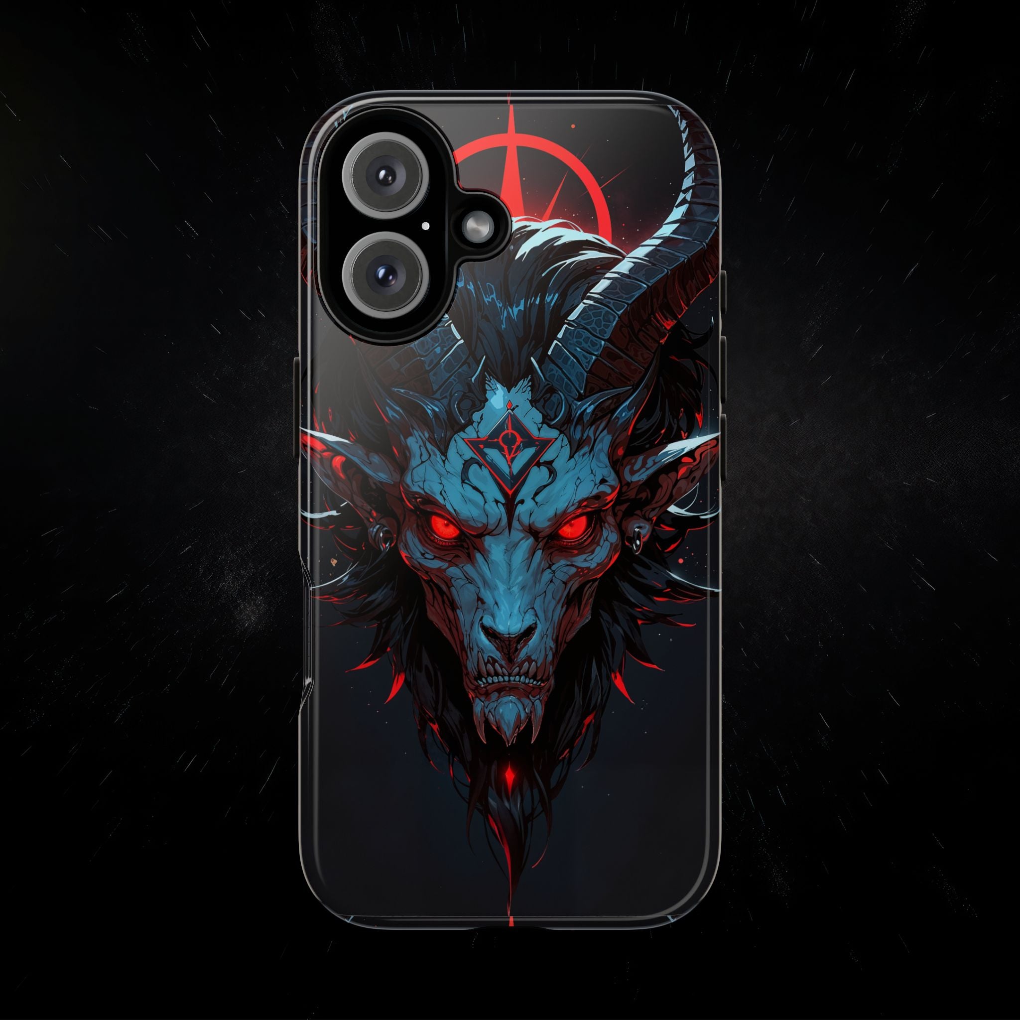 Cursed Goat Phone Case – Cursed Baphomet Design | Grim Sanctum