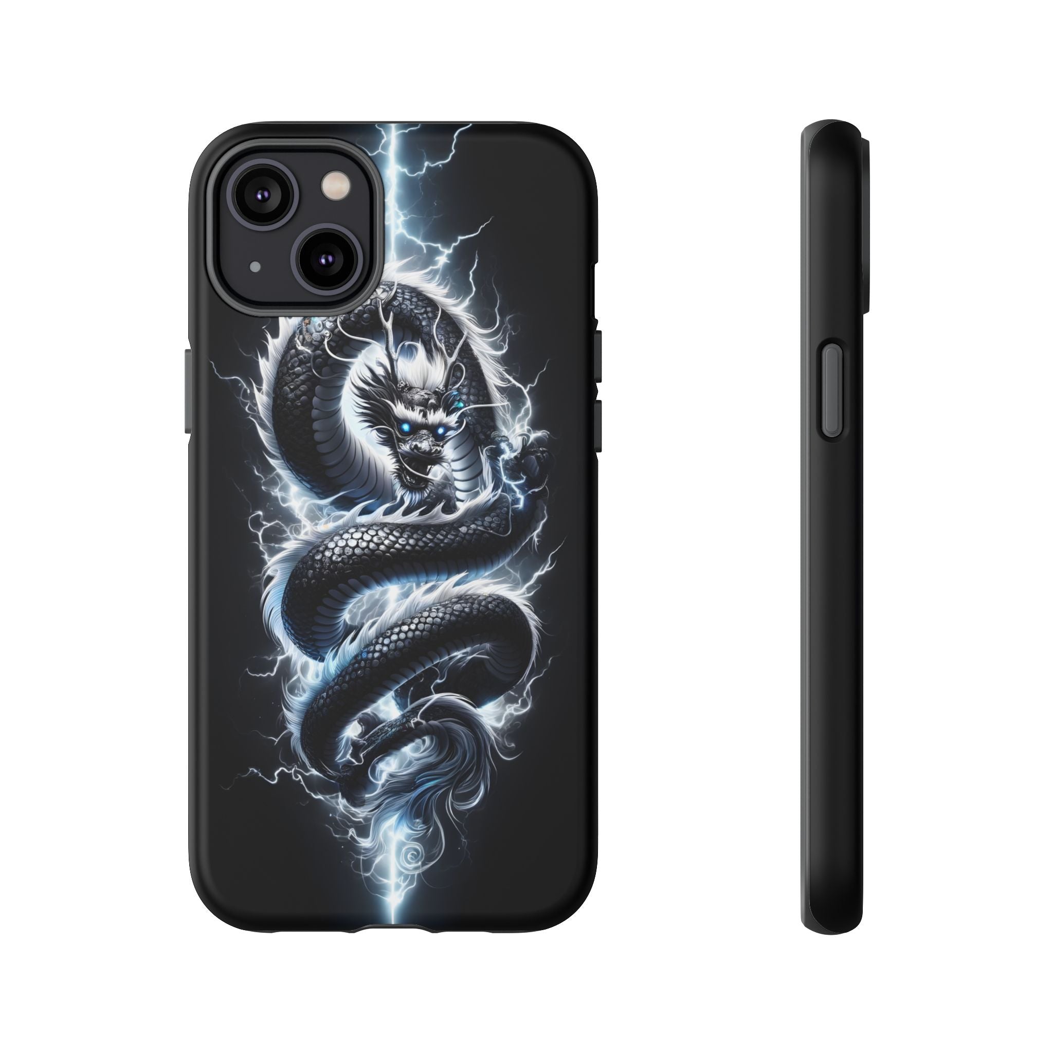 Storm Dragon Phone Case –Dark Thunder Serpent Design | Grim Sanctum
