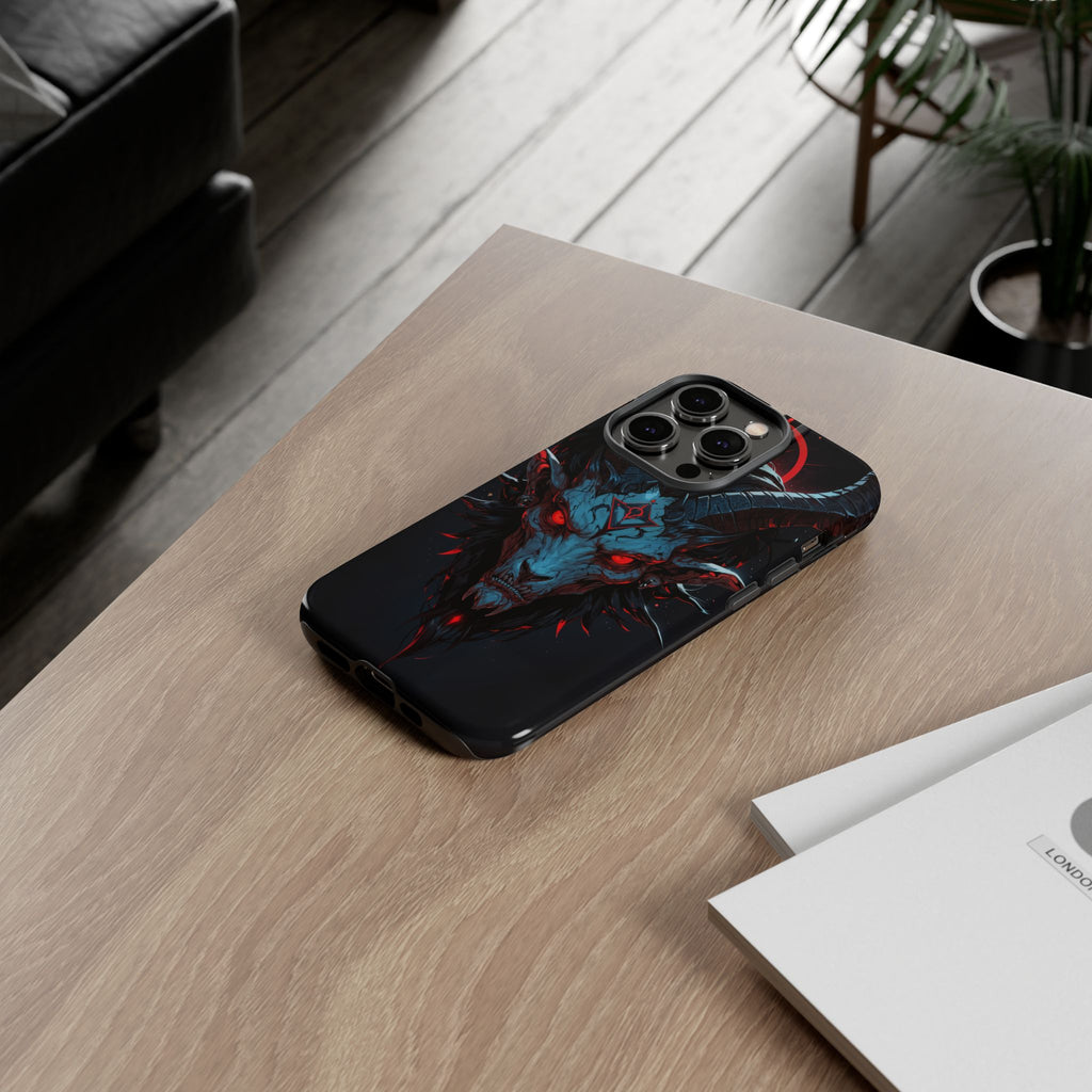 Cursed Goat Phone Case – Cursed Baphomet Design | Grim Sanctum