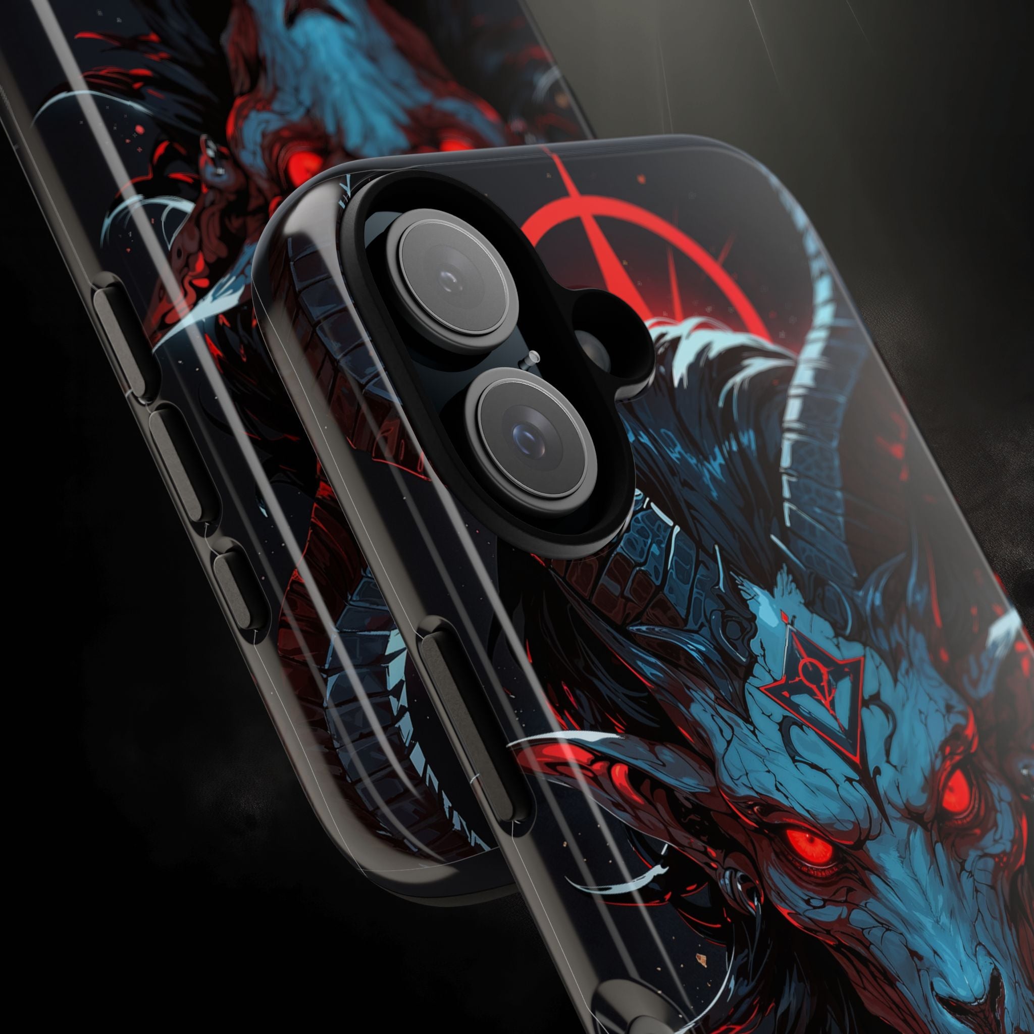 Cursed Goat Phone Case – Cursed Baphomet Design | Grim Sanctum