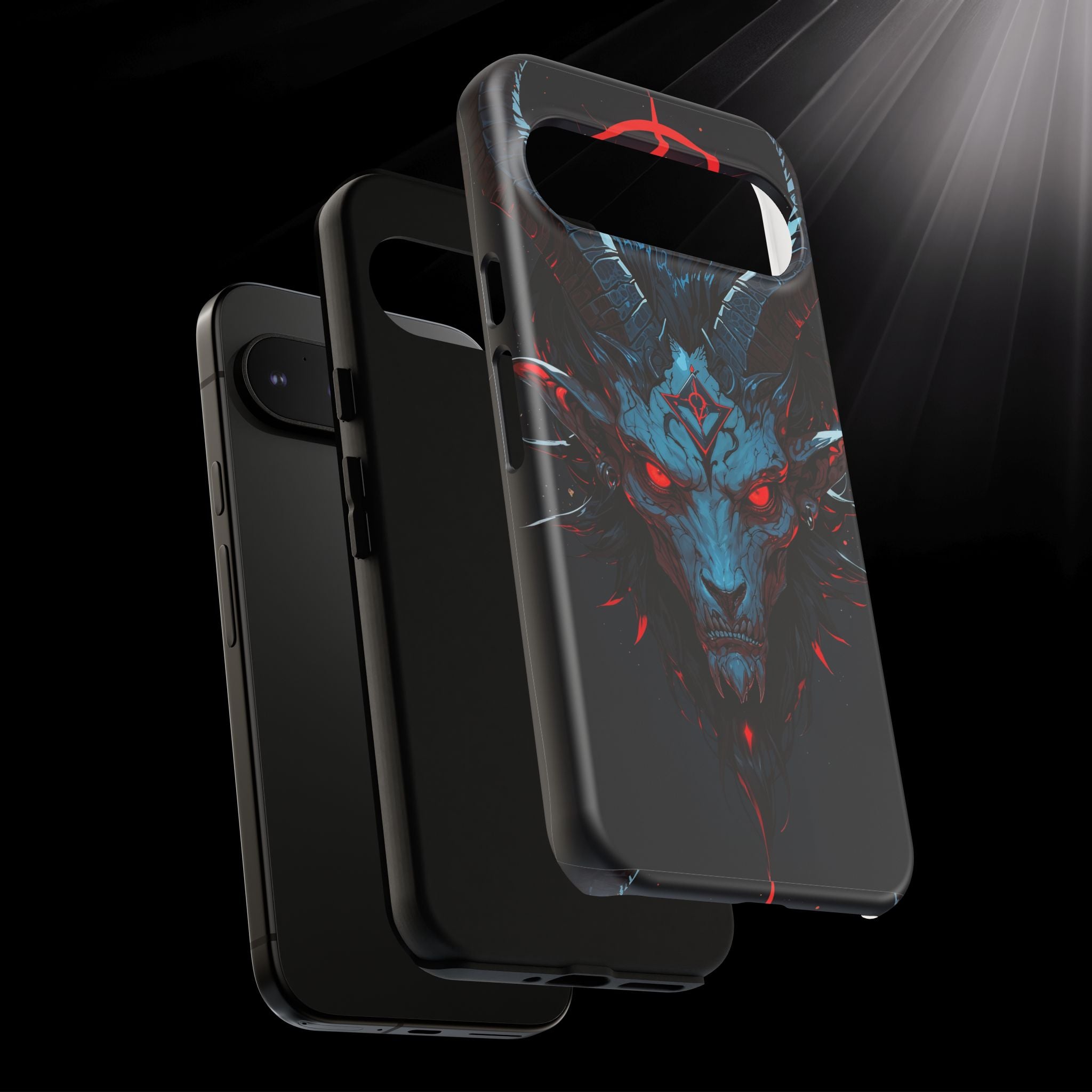 Cursed Goat Phone Case – Cursed Baphomet Design | Grim Sanctum
