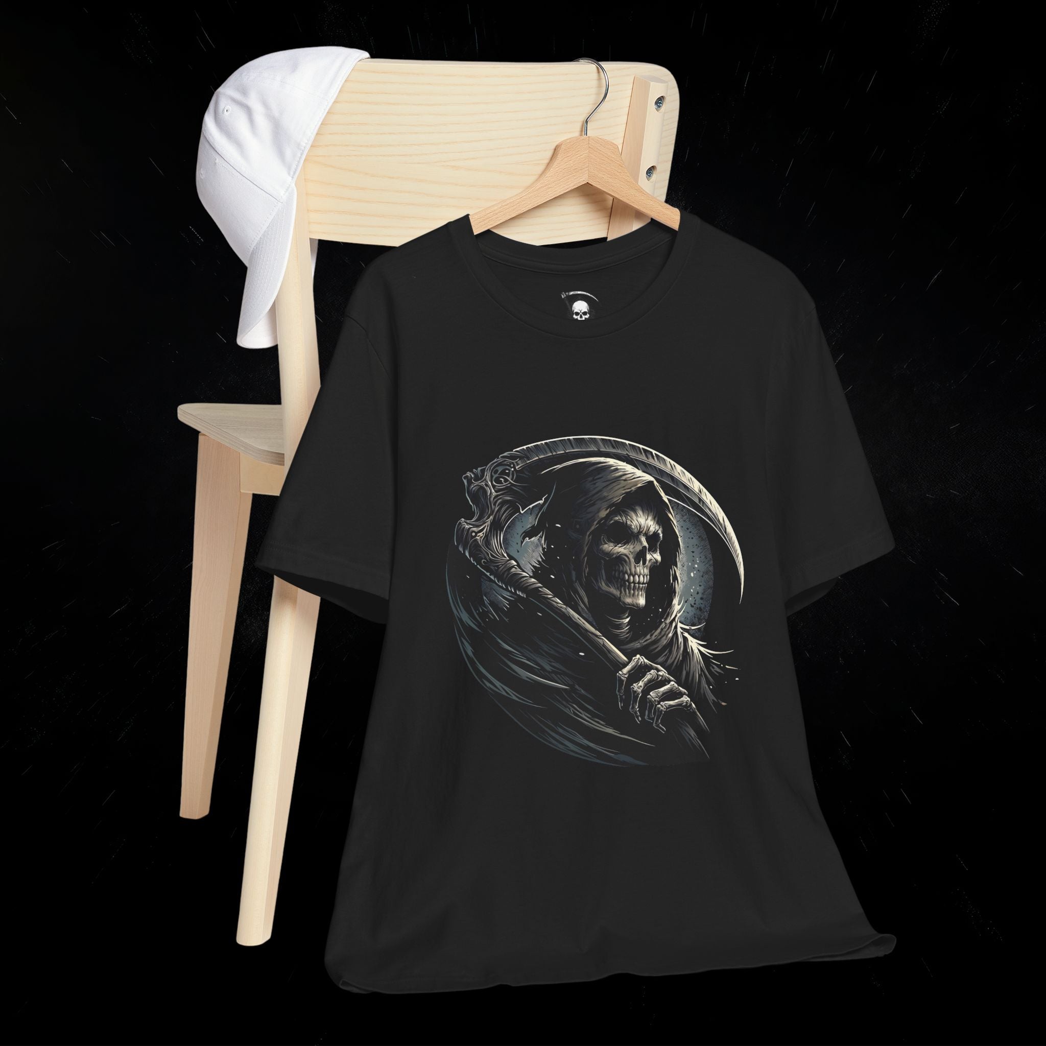 Grim Reaper T-Shirt – Dark Gothic Death Scythe