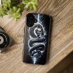 Storm Dragon Phone Case –Dark Thunder Serpent Design | Grim Sanctum