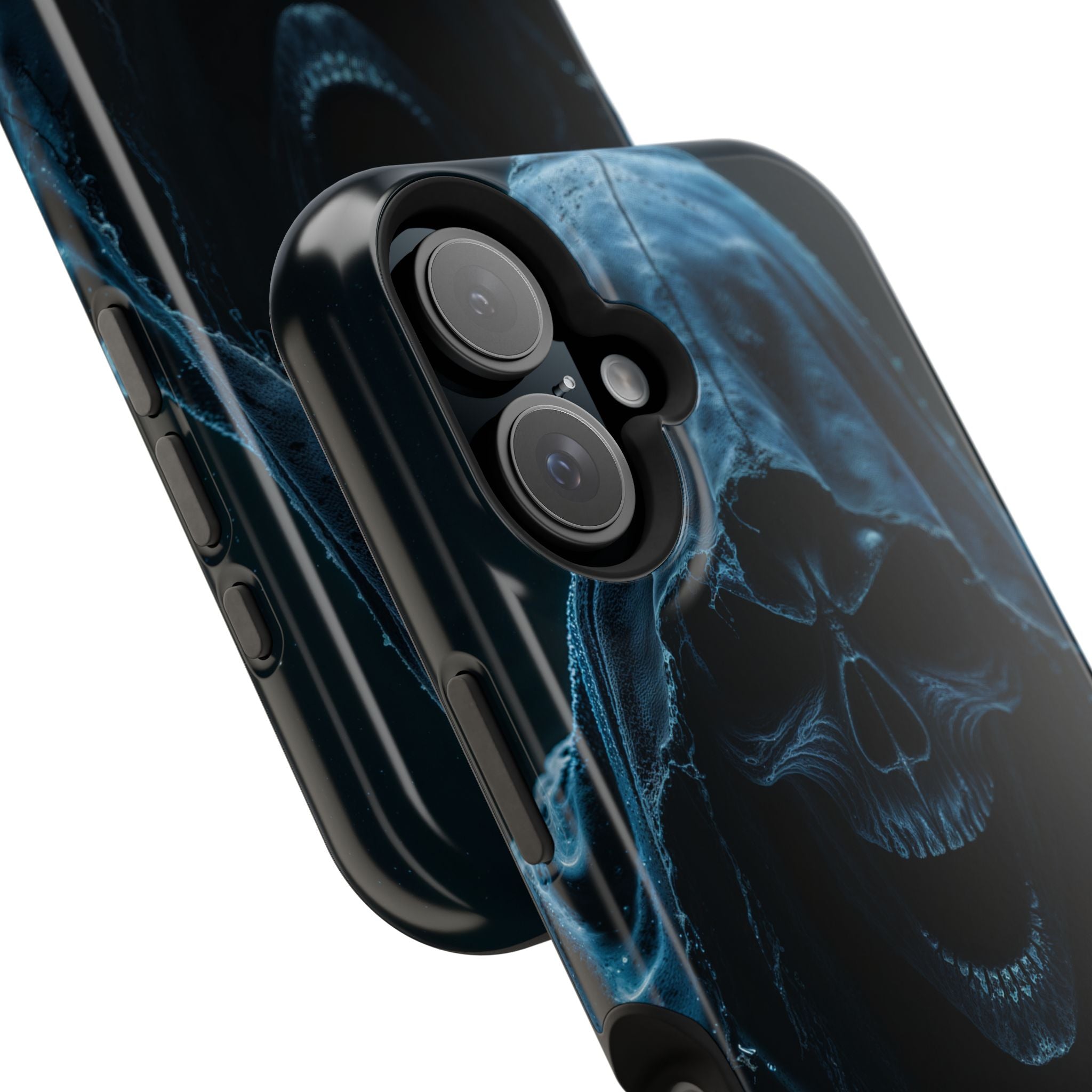 Grim Reaper Magnetic Phone Case – Dark Skull Hooded Cover for iPhone | Edgy Shockproof Protection