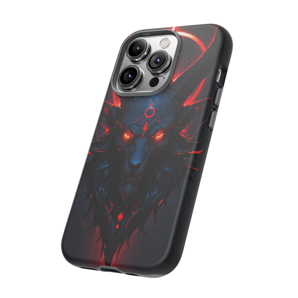 Demonic Goat Phone Case – Occult Baphomet Design | Grim Sanctum