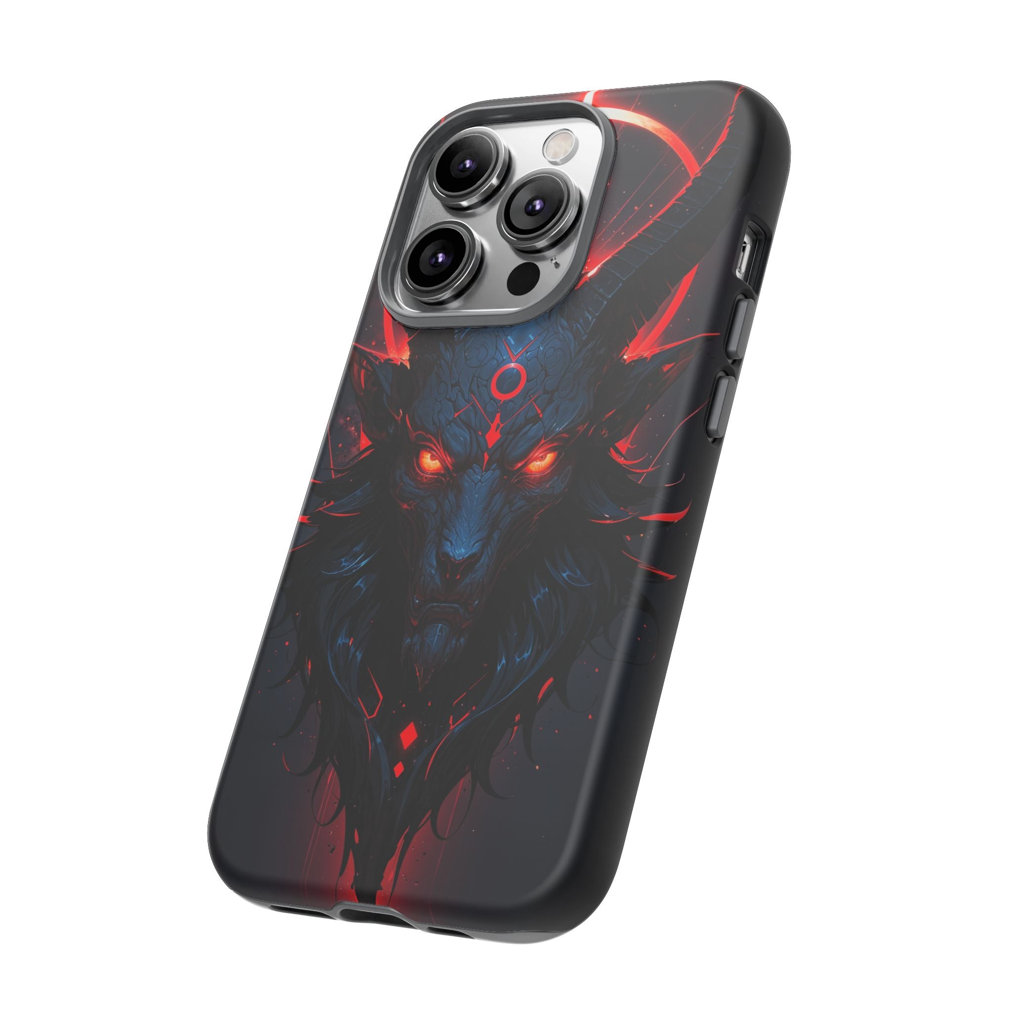 Demonic Goat Phone Case – Occult Baphomet Design | Grim Sanctum