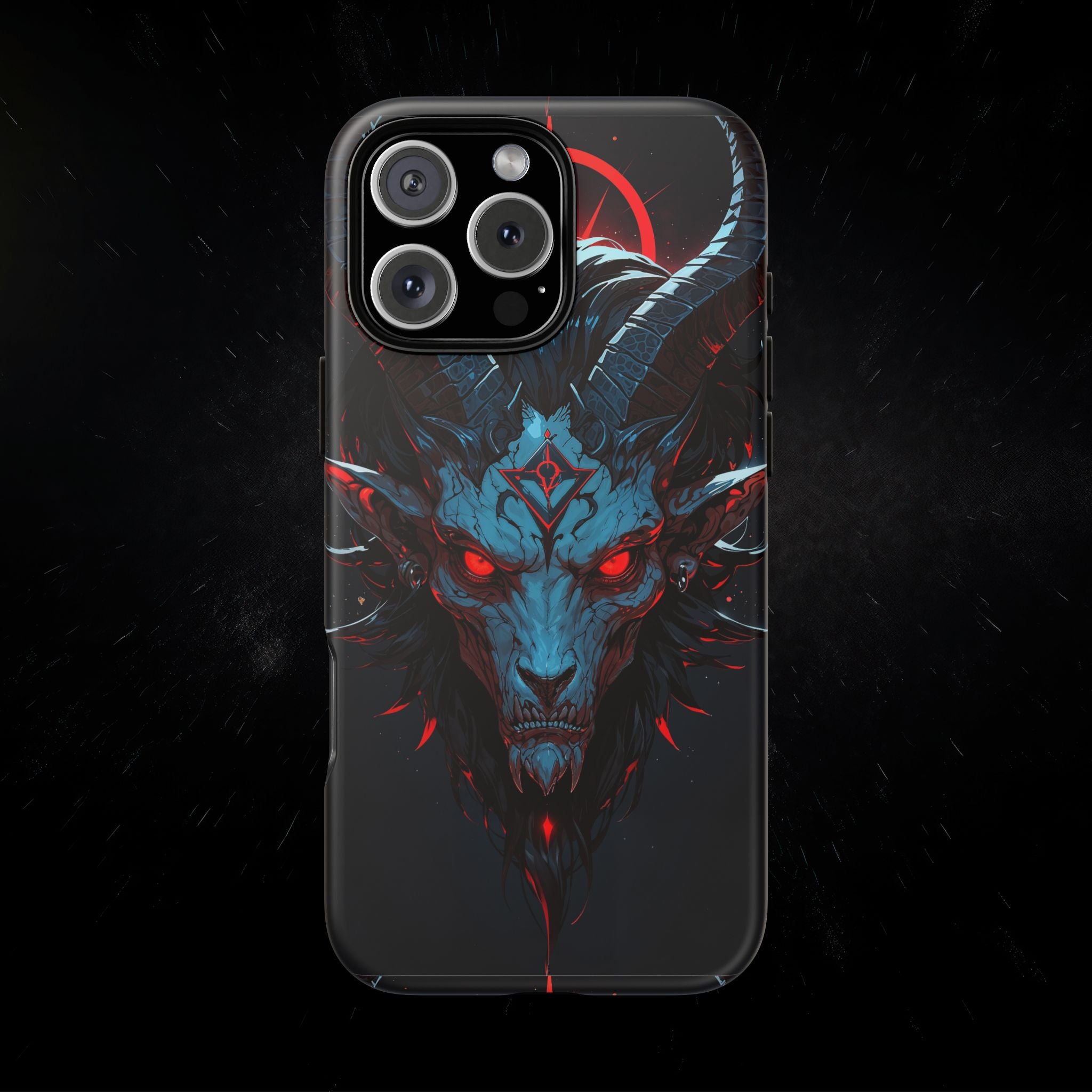 Cursed Goat Phone Case – Cursed Baphomet Design | Grim Sanctum