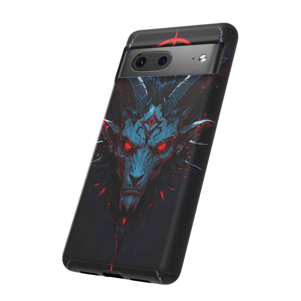 Cursed Goat Phone Case – Cursed Baphomet Design | Grim Sanctum