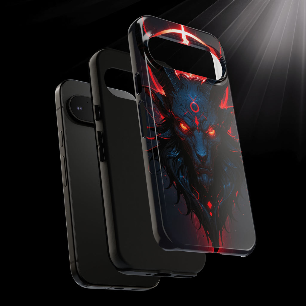 Demonic Goat Phone Case – Occult Baphomet Design | Grim Sanctum