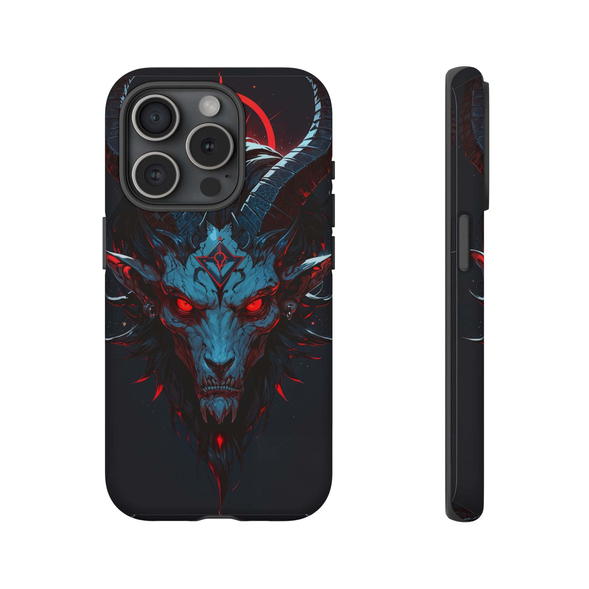 Cursed Goat Phone Case – Cursed Baphomet Design | Grim Sanctum