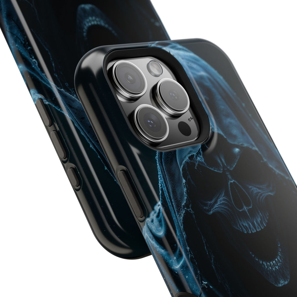 Grim Reaper Magnetic Phone Case – Dark Skull Hooded Cover for iPhone | Edgy Shockproof Protection