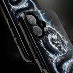 Storm Dragon Phone Case –Dark Thunder Serpent Design | Grim Sanctum