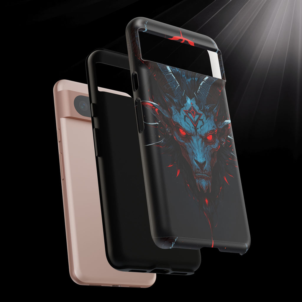Cursed Goat Phone Case – Cursed Baphomet Design | Grim Sanctum