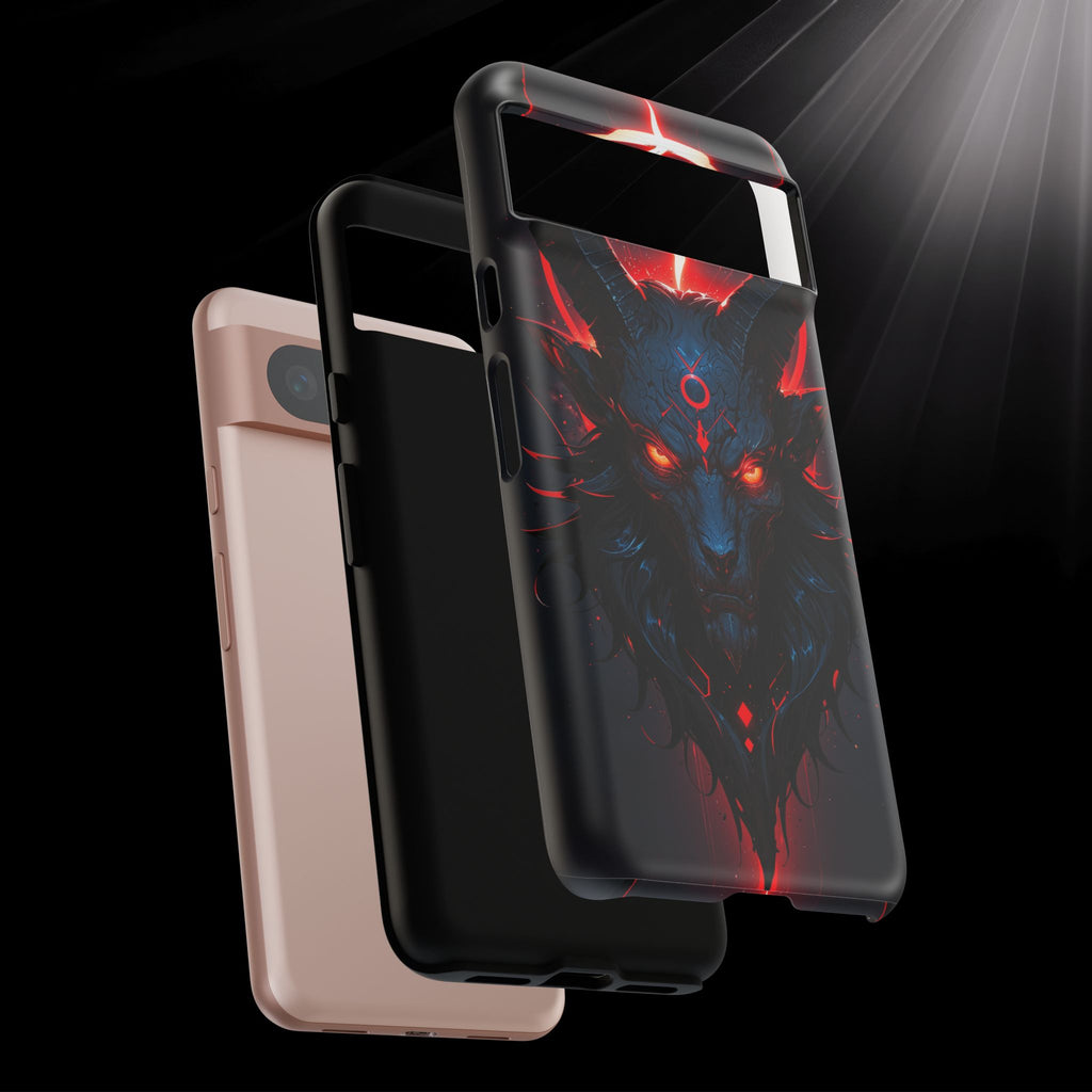 Demonic Goat Phone Case – Occult Baphomet Design | Grim Sanctum