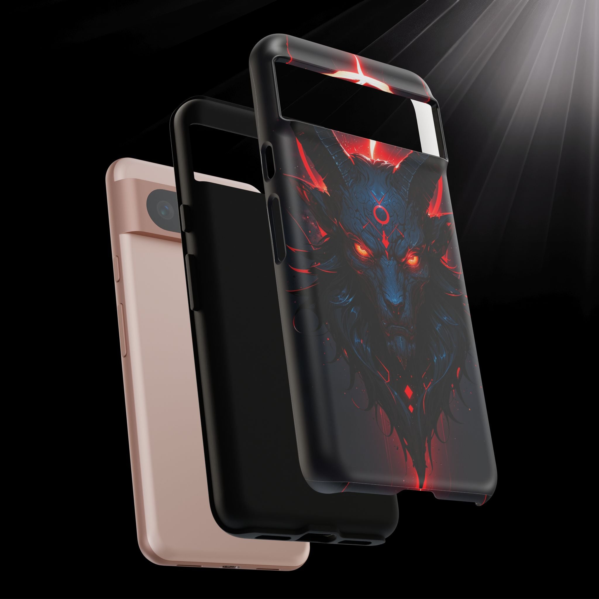 Demonic Goat Phone Case – Occult Baphomet Design | Grim Sanctum