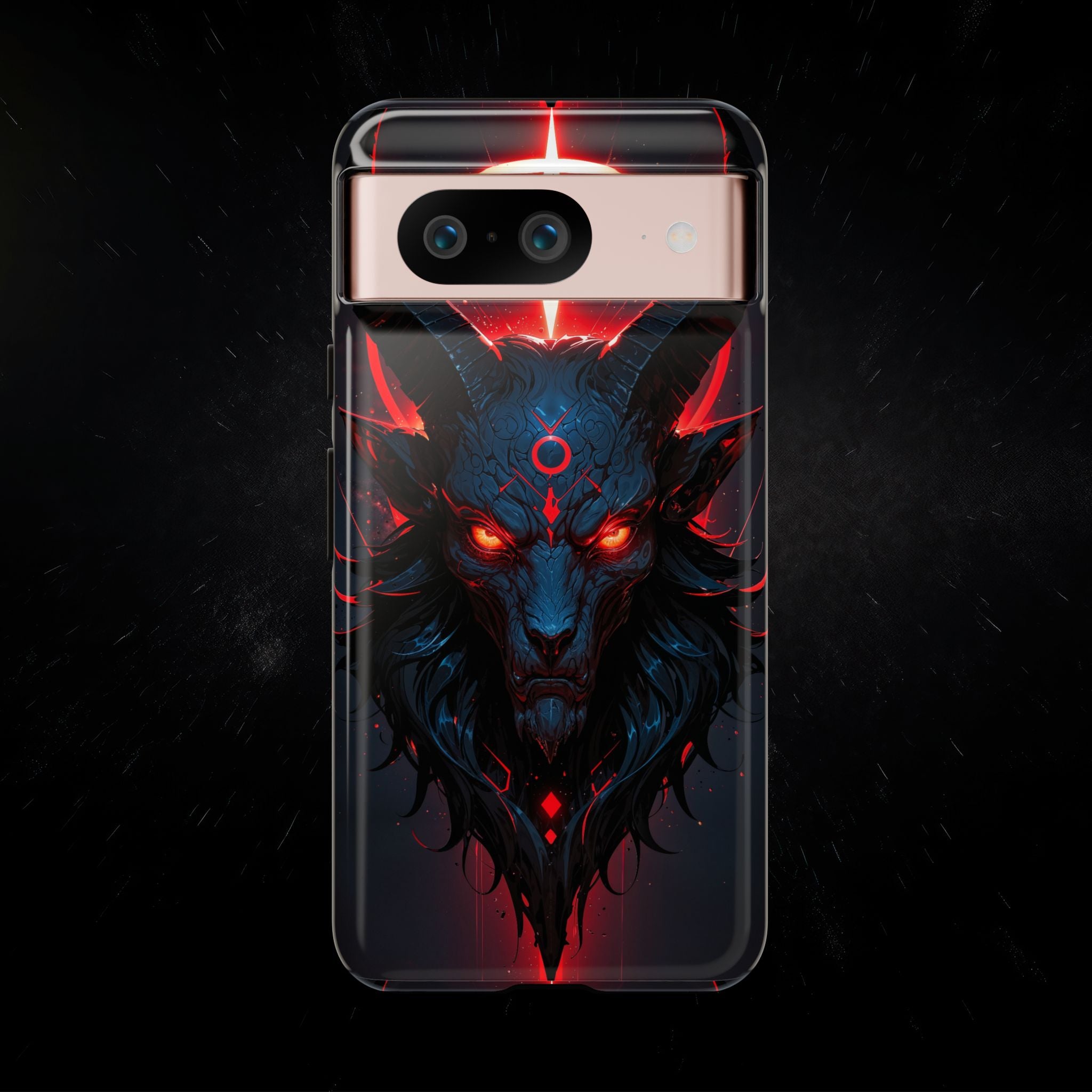 Demonic Goat Phone Case – Occult Baphomet Design | Grim Sanctum