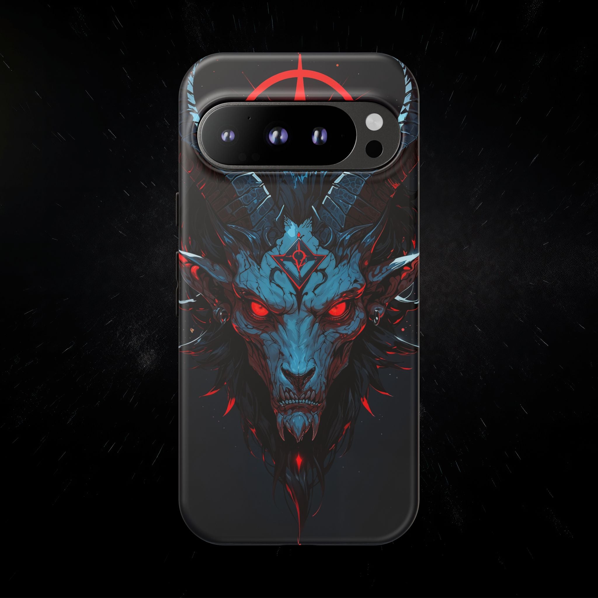 Cursed Goat Phone Case – Cursed Baphomet Design | Grim Sanctum