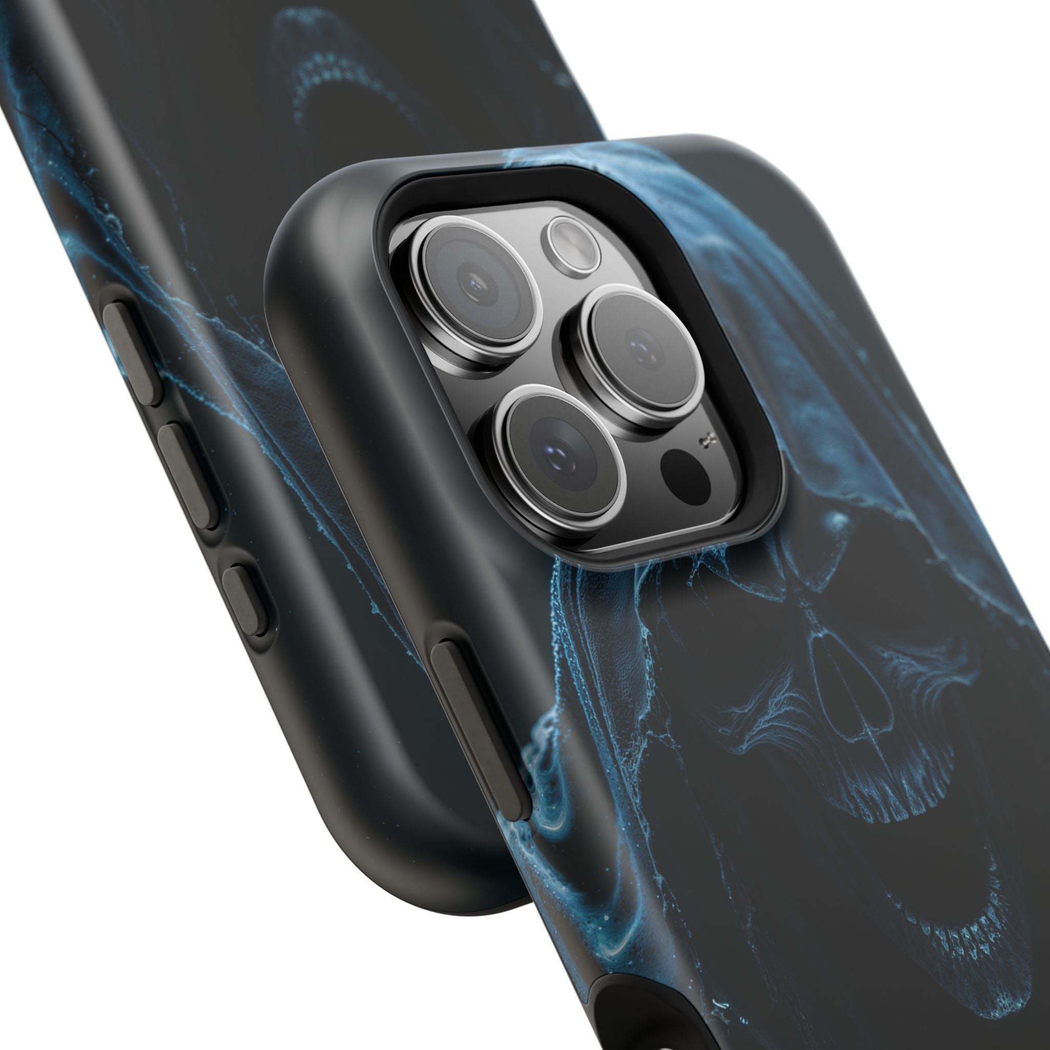 Grim Reaper Magnetic Phone Case – Dark Skull Hooded Cover for iPhone | Edgy Shockproof Protection