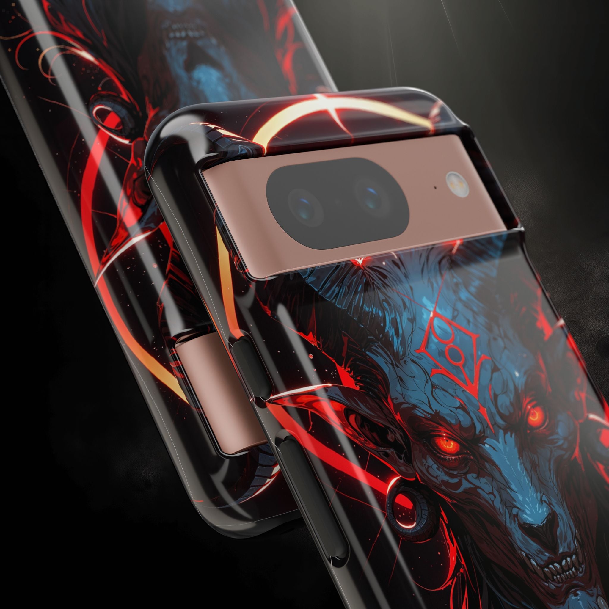 Blasphemous Goat Phone Case – Dark Ritual Sigil Design | Grim Sanctum