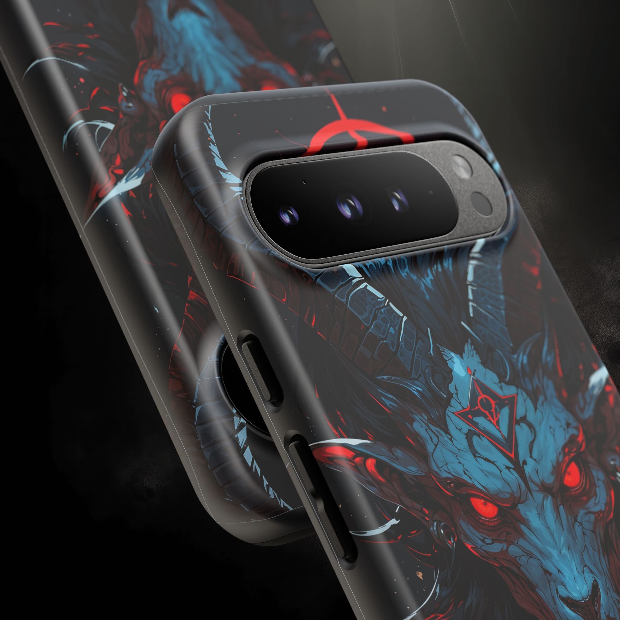 Cursed Goat Phone Case – Cursed Baphomet Design | Grim Sanctum