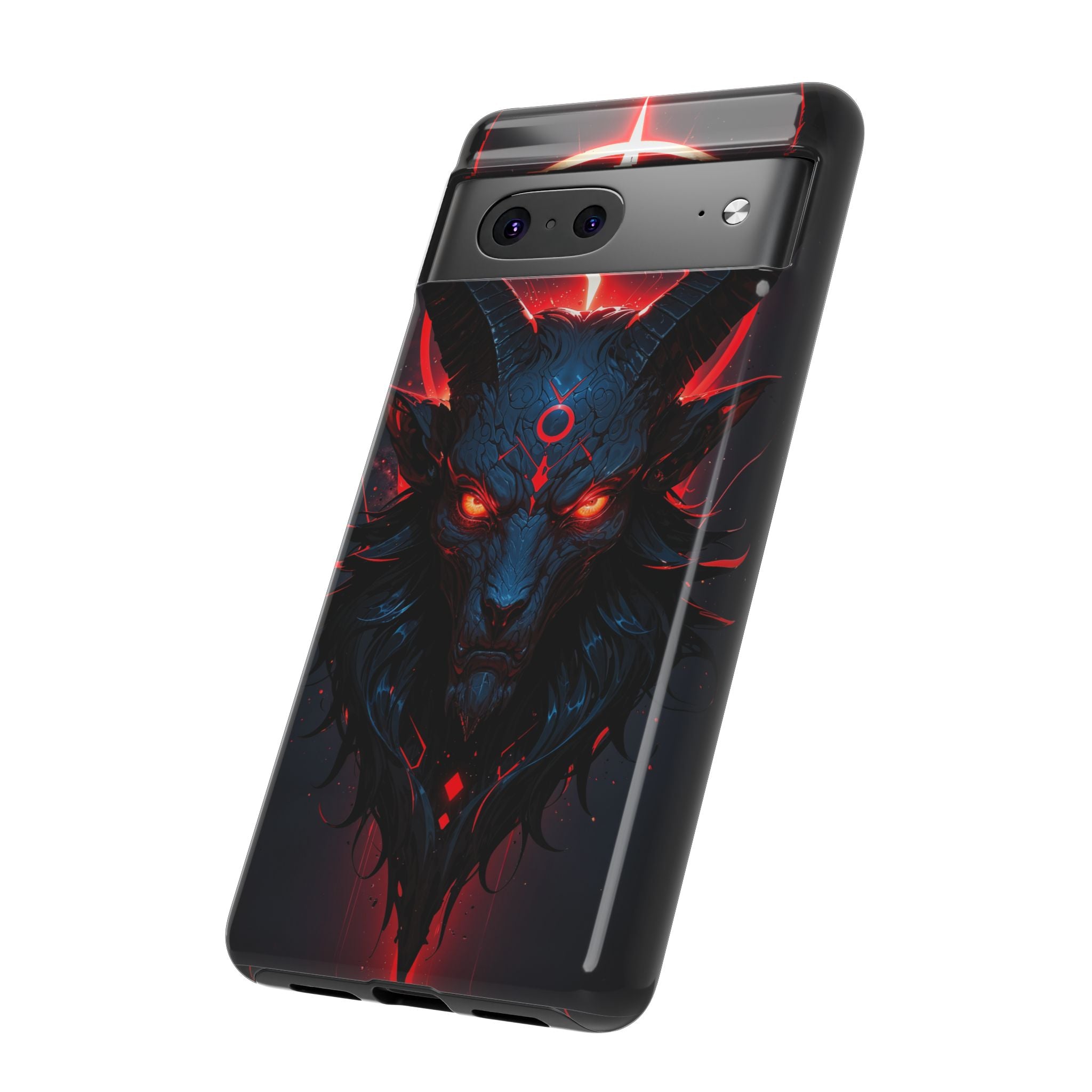 Demonic Goat Phone Case – Occult Baphomet Design | Grim Sanctum