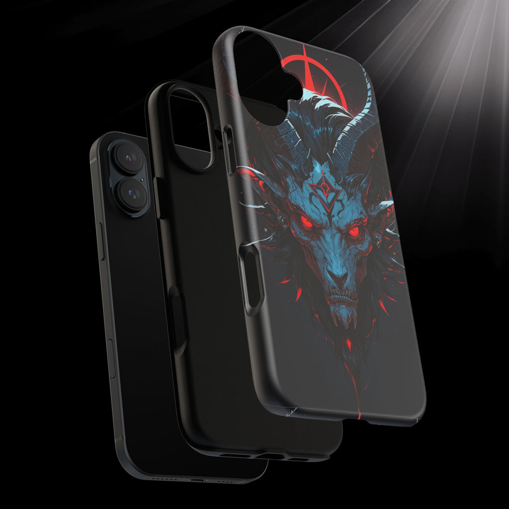 Cursed Goat Phone Case – Cursed Baphomet Design | Grim Sanctum