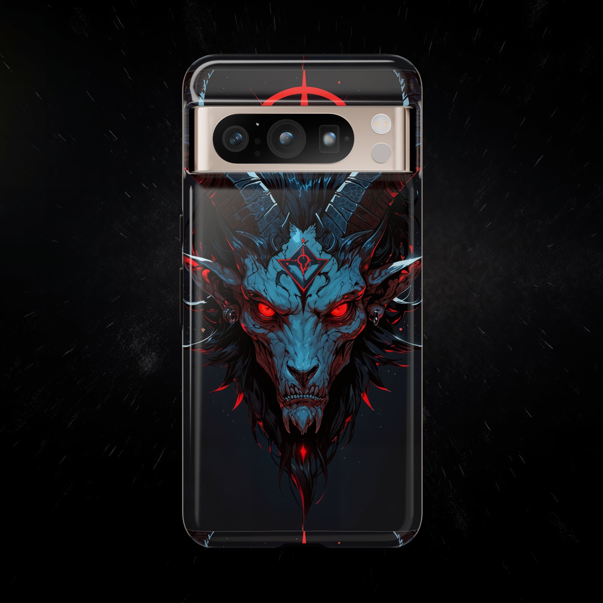Cursed Goat Phone Case – Cursed Baphomet Design | Grim Sanctum