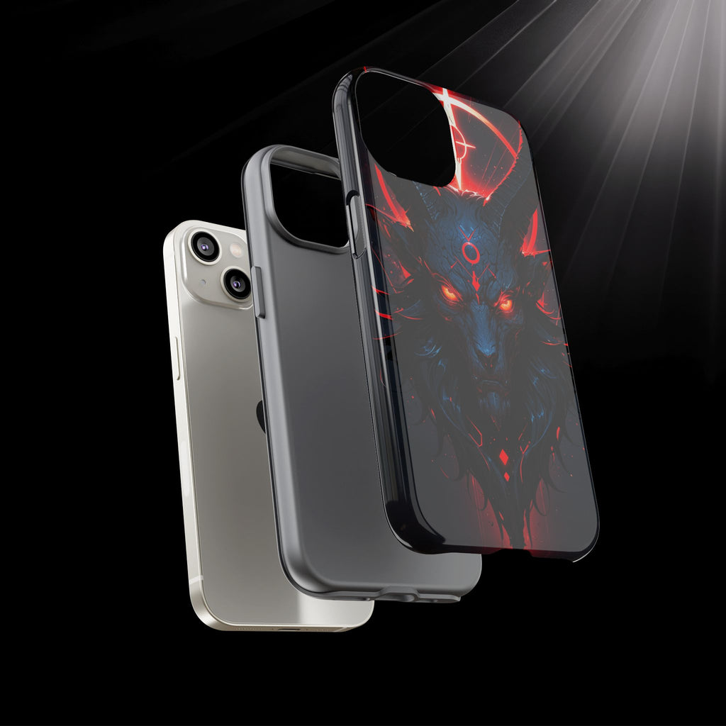 Demonic Goat Phone Case – Occult Baphomet Design | Grim Sanctum