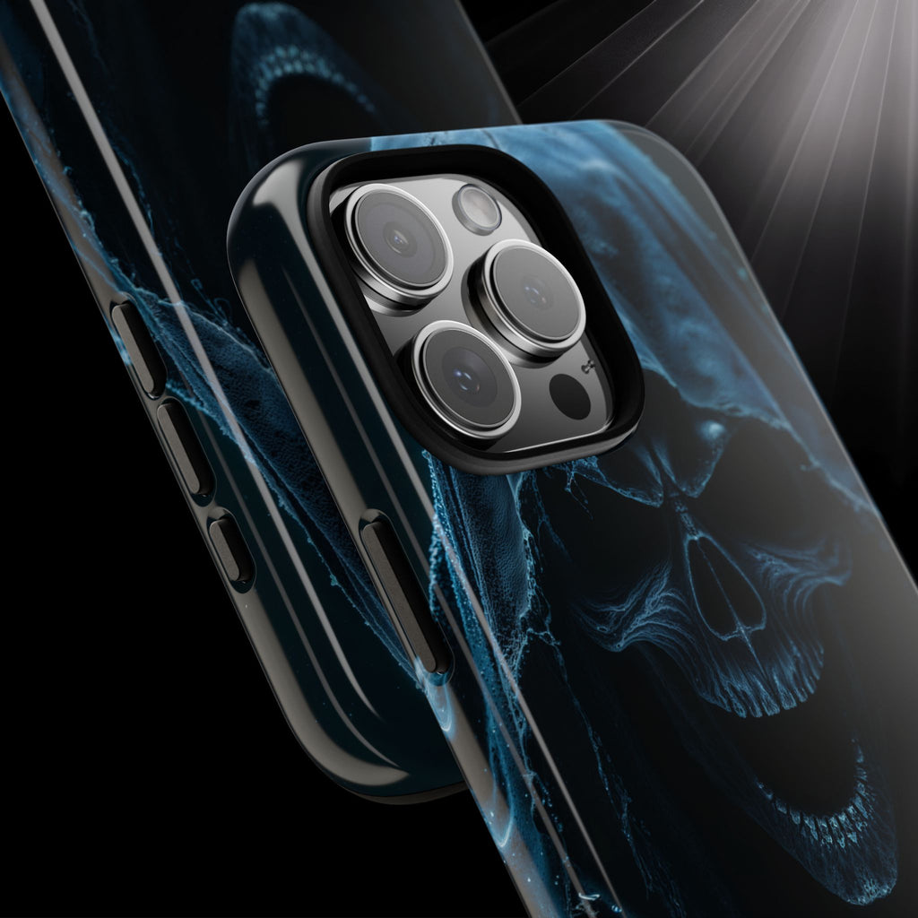 Dark Reaper Phone Case – Gothic Skull Hooded Death Design | Grim Sanctum Exclusive