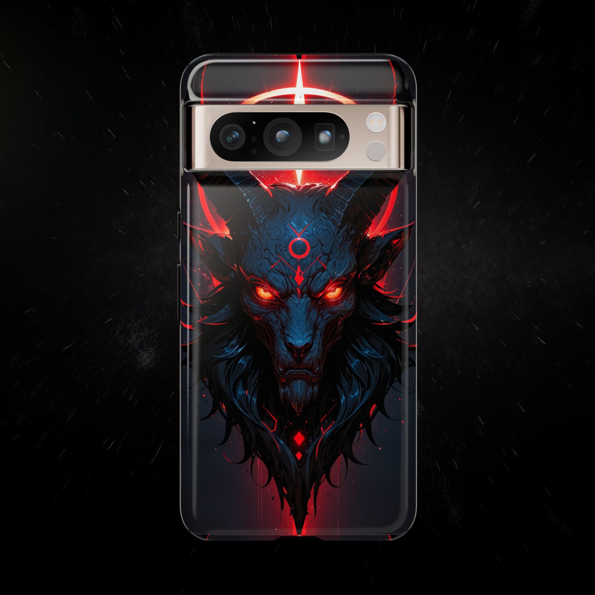 Demonic Goat Phone Case – Occult Baphomet Design | Grim Sanctum