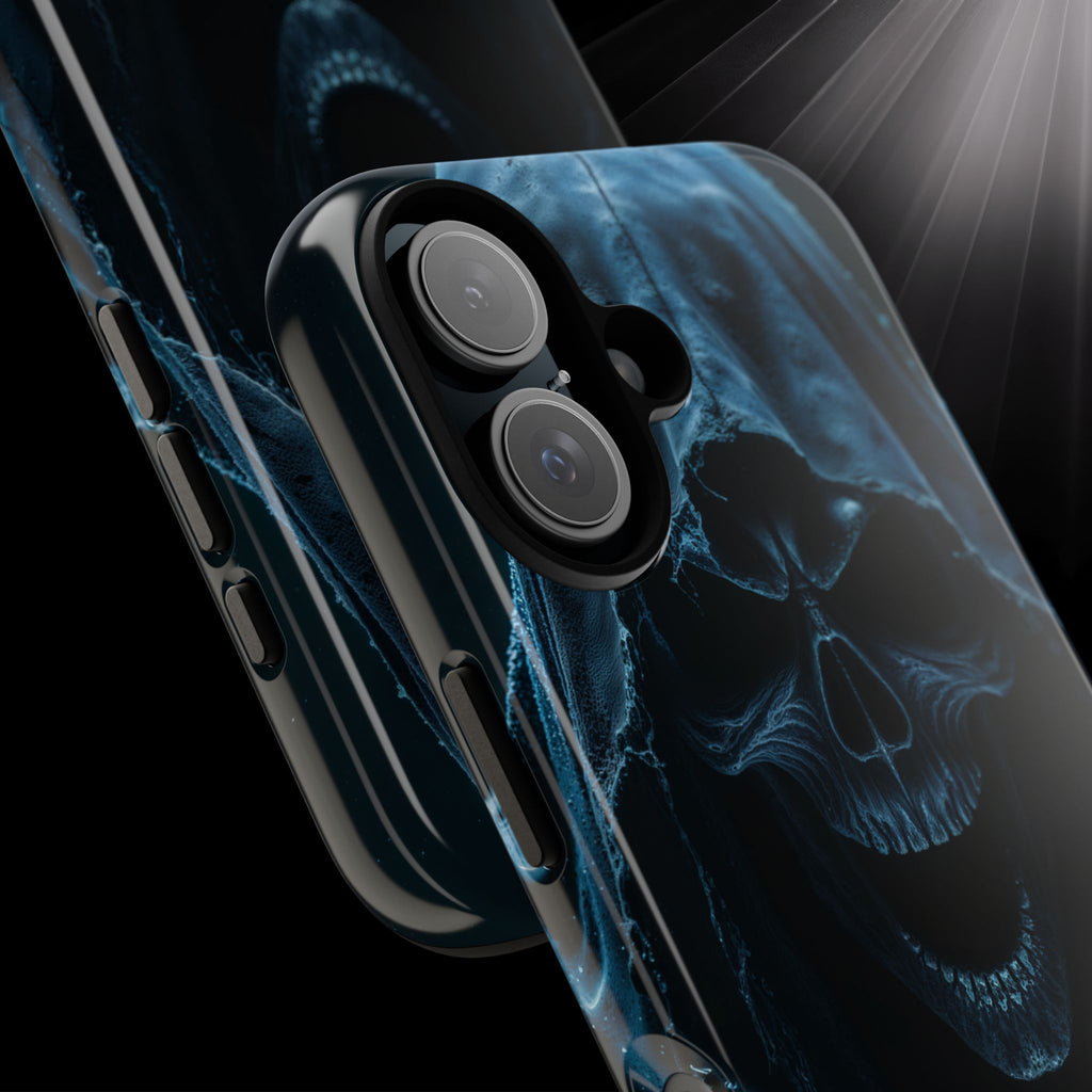 Dark Reaper Phone Case – Gothic Skull Hooded Death Design | Grim Sanctum Exclusive