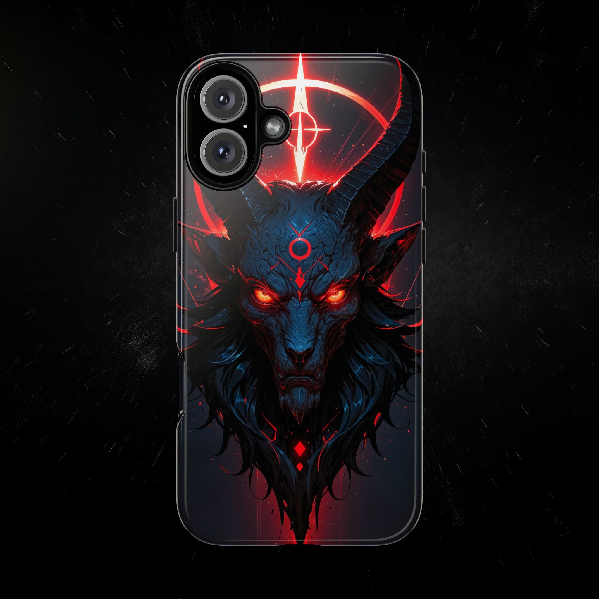Demonic Goat Phone Case – Occult Baphomet Design | Grim Sanctum