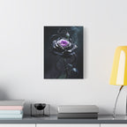 Shadow Bloom Canvas Print - Gothic Rose Art