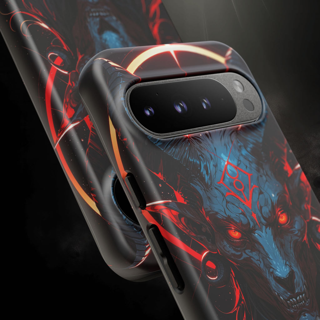 Blasphemous Goat Phone Case – Dark Ritual Sigil Design | Grim Sanctum