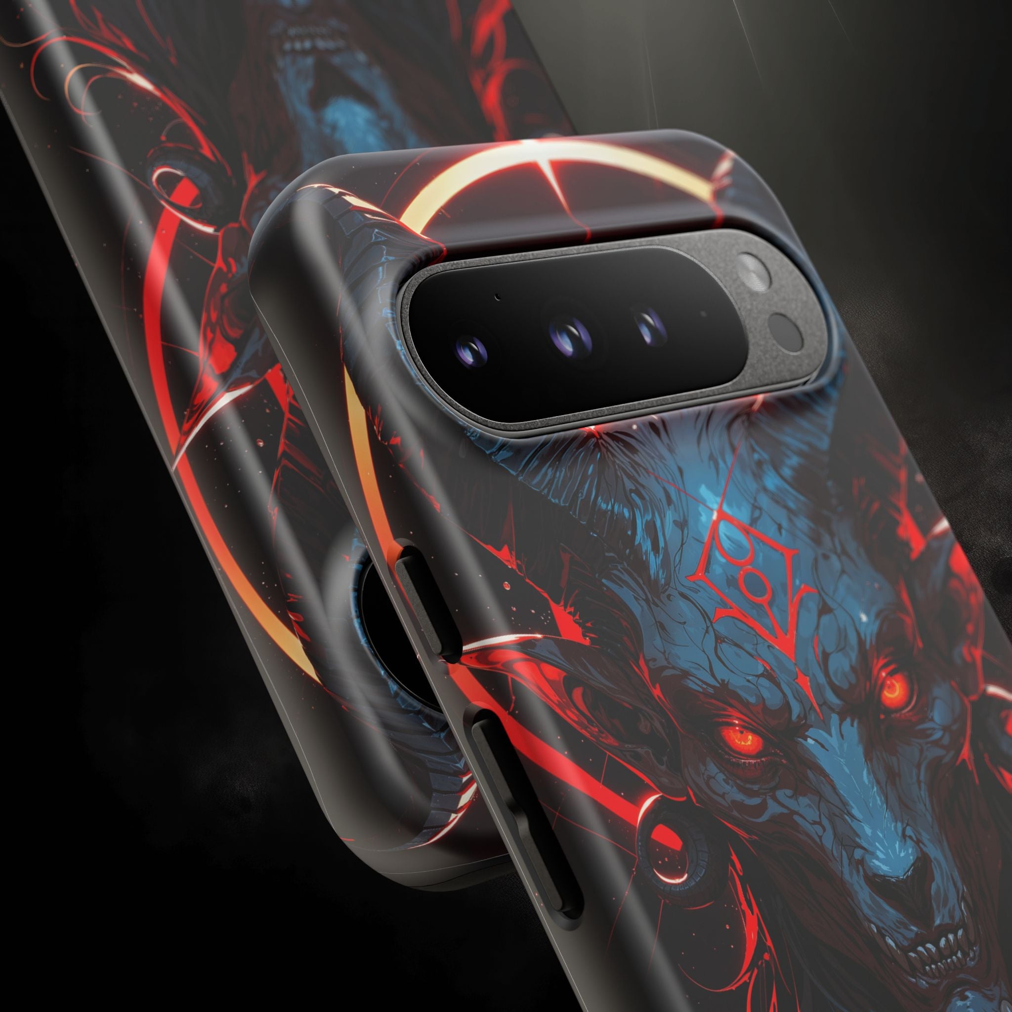 Blasphemous Goat Phone Case – Dark Ritual Sigil Design | Grim Sanctum