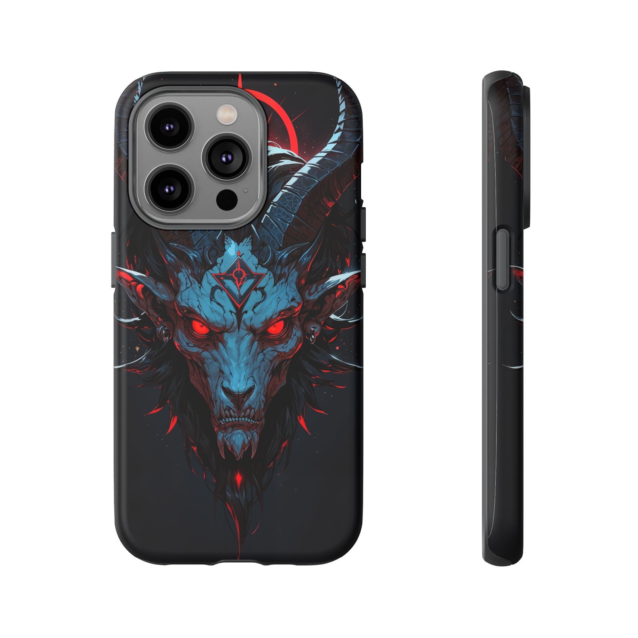 Cursed Goat Phone Case – Cursed Baphomet Design | Grim Sanctum