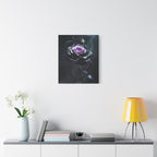 Shadow Bloom Canvas Print - Gothic Rose Art