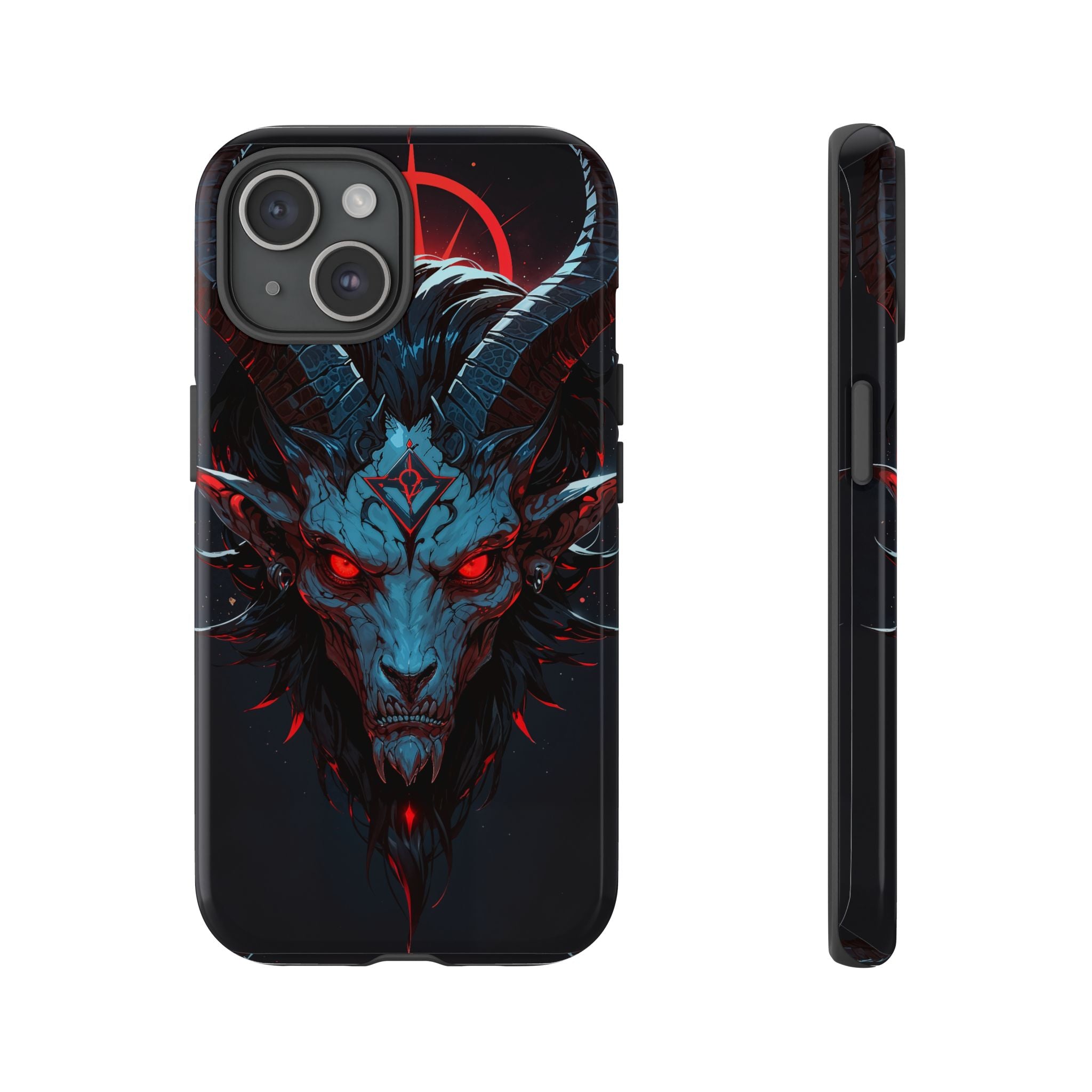 Cursed Goat Phone Case – Cursed Baphomet Design | Grim Sanctum