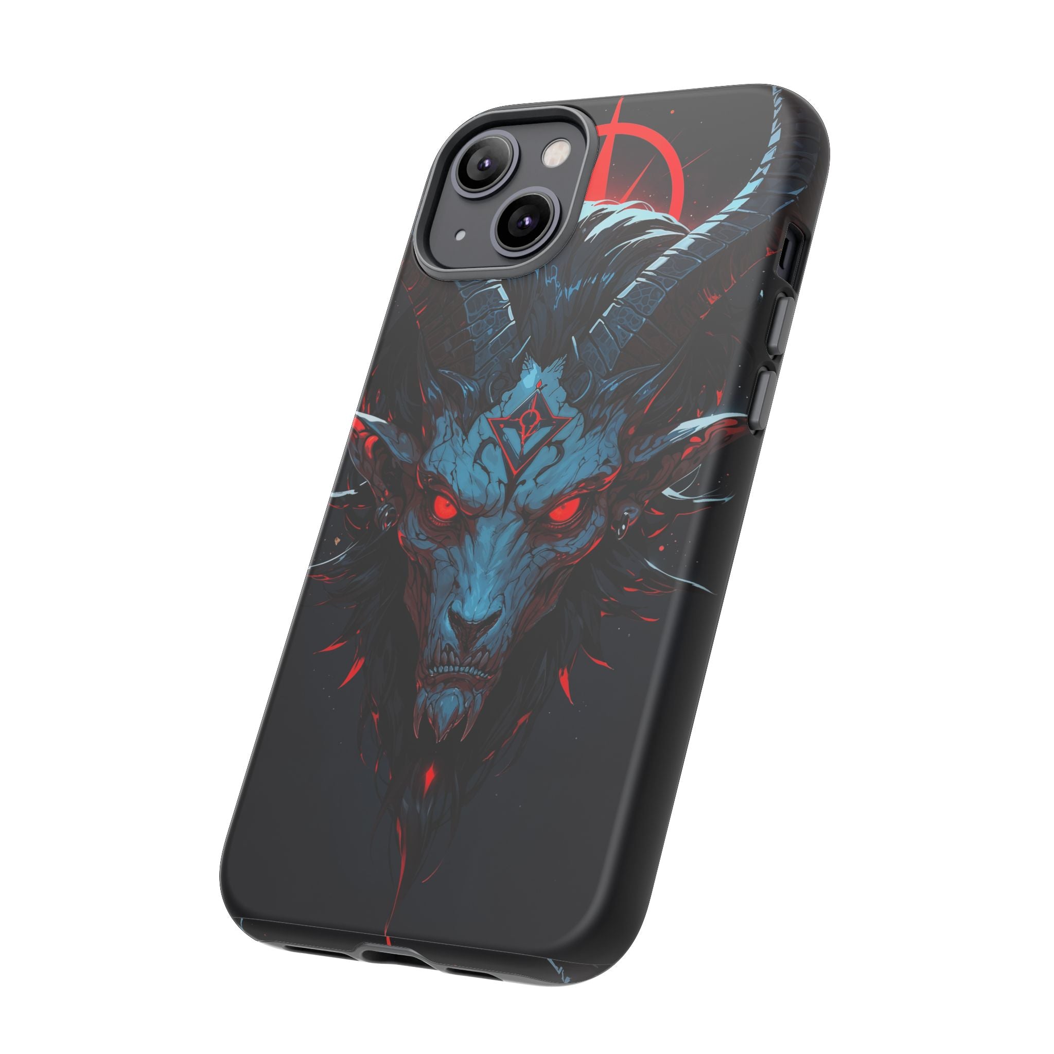 Cursed Goat Phone Case – Cursed Baphomet Design | Grim Sanctum
