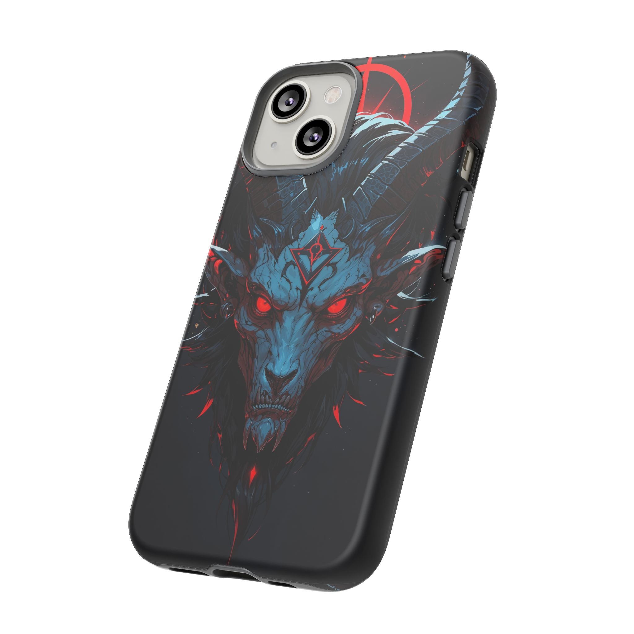Cursed Goat Phone Case – Cursed Baphomet Design | Grim Sanctum