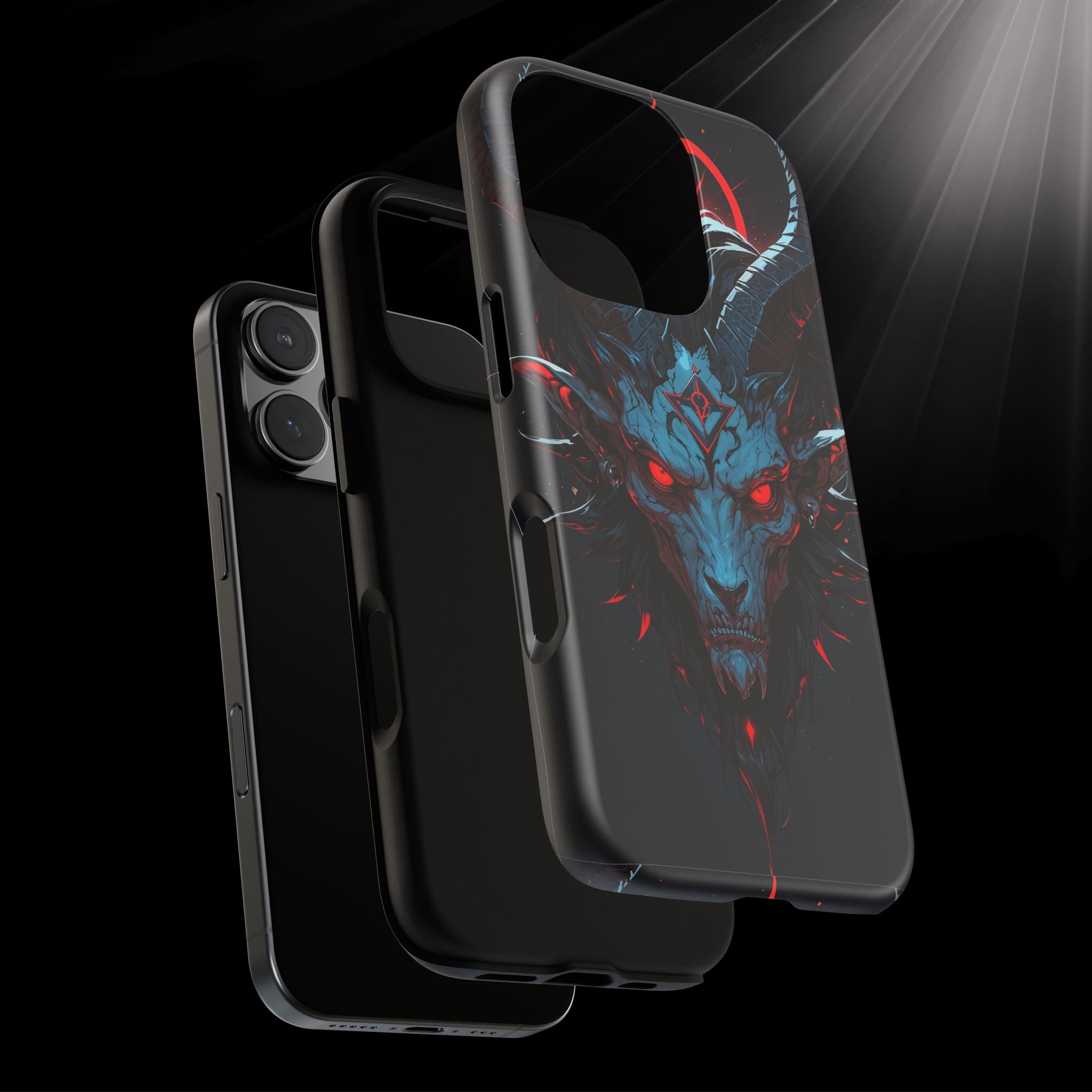 Cursed Goat Phone Case – Cursed Baphomet Design | Grim Sanctum