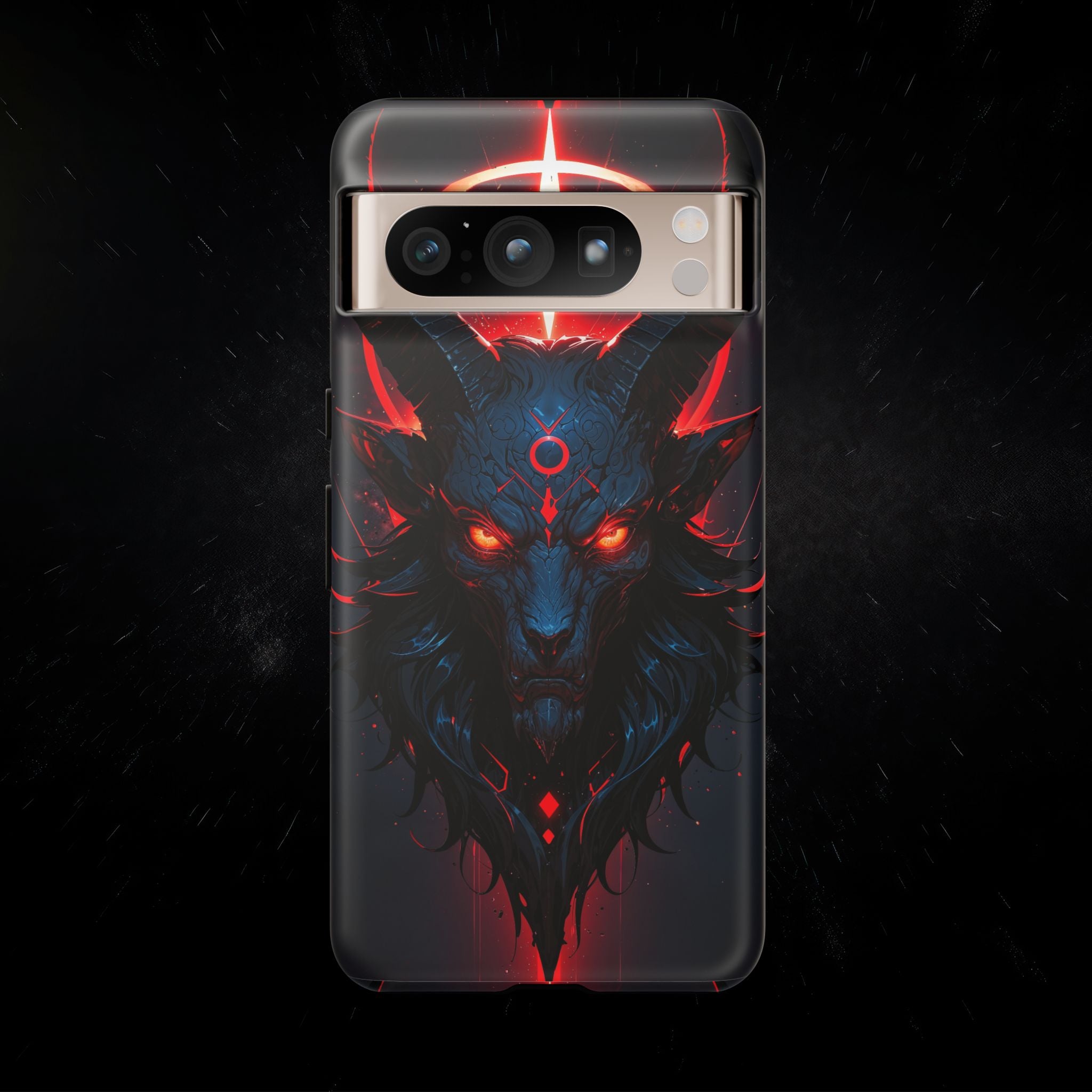 Demonic Goat Phone Case – Occult Baphomet Design | Grim Sanctum