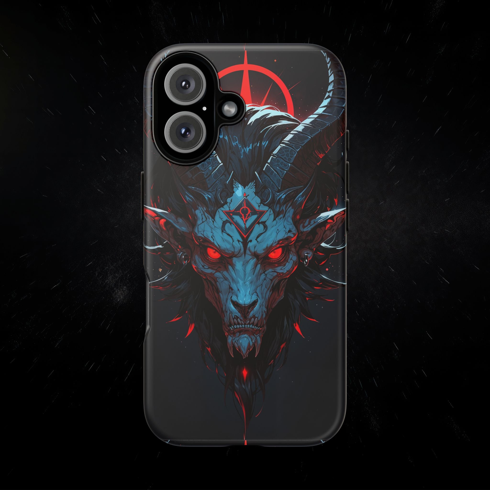 Cursed Goat Phone Case – Cursed Baphomet Design | Grim Sanctum