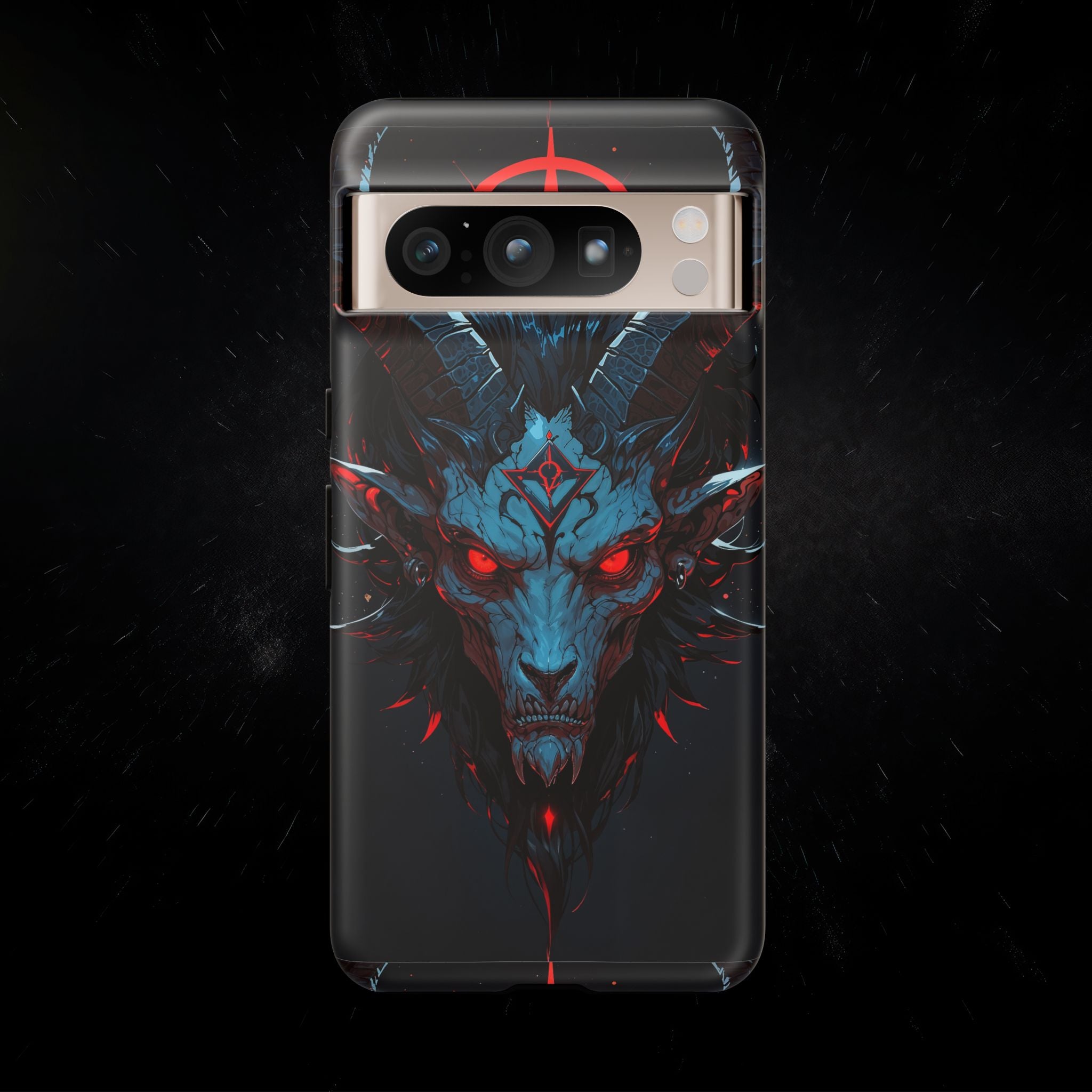 Cursed Goat Phone Case – Cursed Baphomet Design | Grim Sanctum