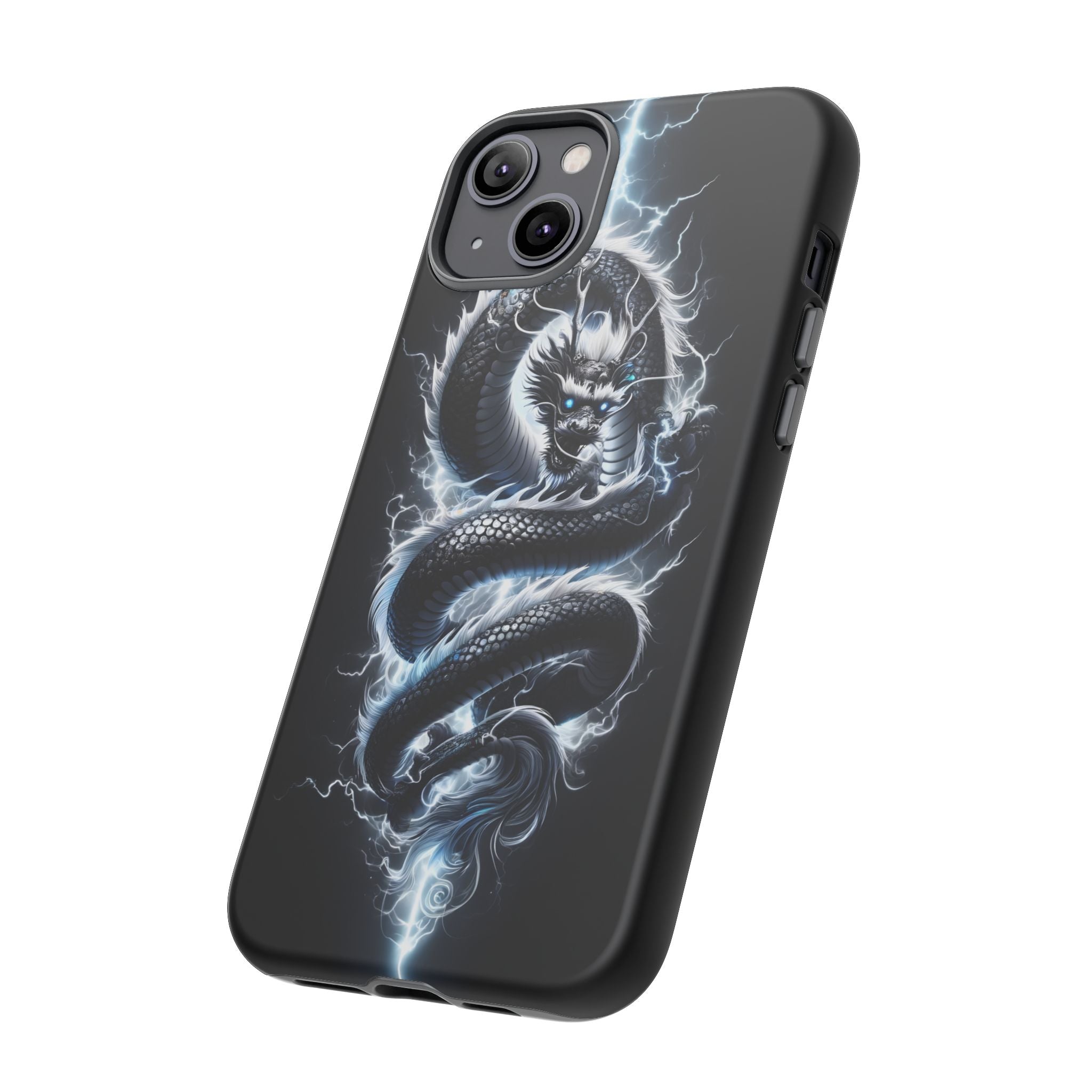 Storm Dragon Phone Case –Dark Thunder Serpent Design | Grim Sanctum