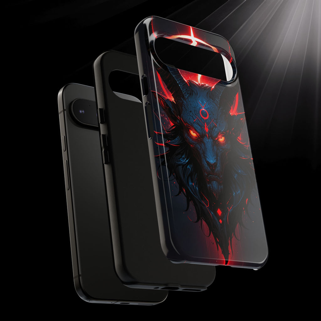 Demonic Goat Phone Case – Occult Baphomet Design | Grim Sanctum