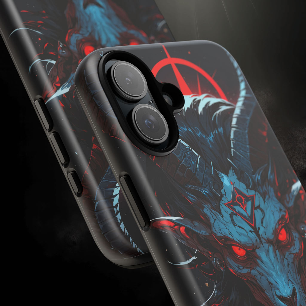 Cursed Goat Phone Case – Cursed Baphomet Design | Grim Sanctum