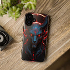Blasphemous Goat Phone Case – Dark Ritual Sigil Design | Grim Sanctum