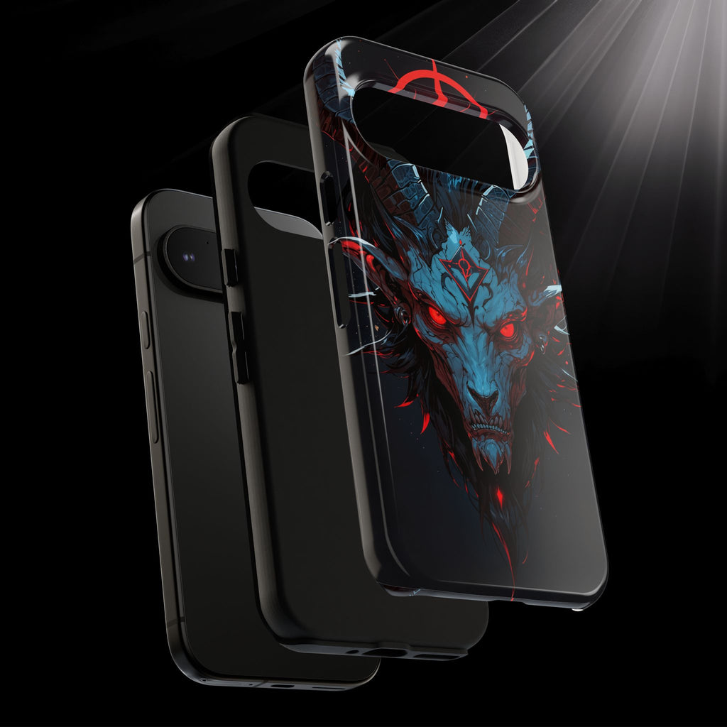 Cursed Goat Phone Case – Cursed Baphomet Design | Grim Sanctum
